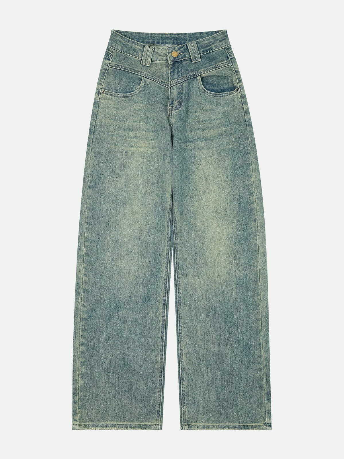 High-Waisted Baggy Jeans: Y2K Fashion Essential for Grunge, 90s Outfits & Summer Vibes