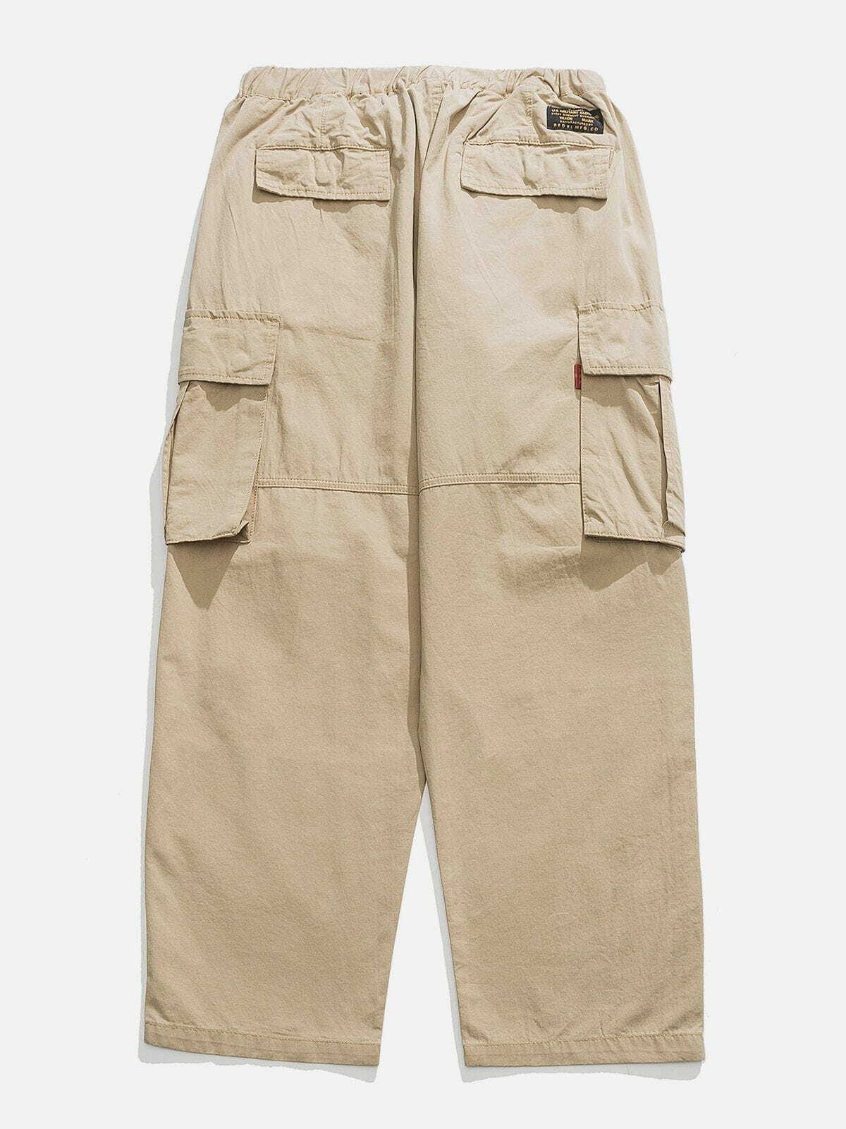 Trendy Y2K Cargo Pants with Flap Pockets - Perfect for Grunge, 90s Fashion & Summer Outfits