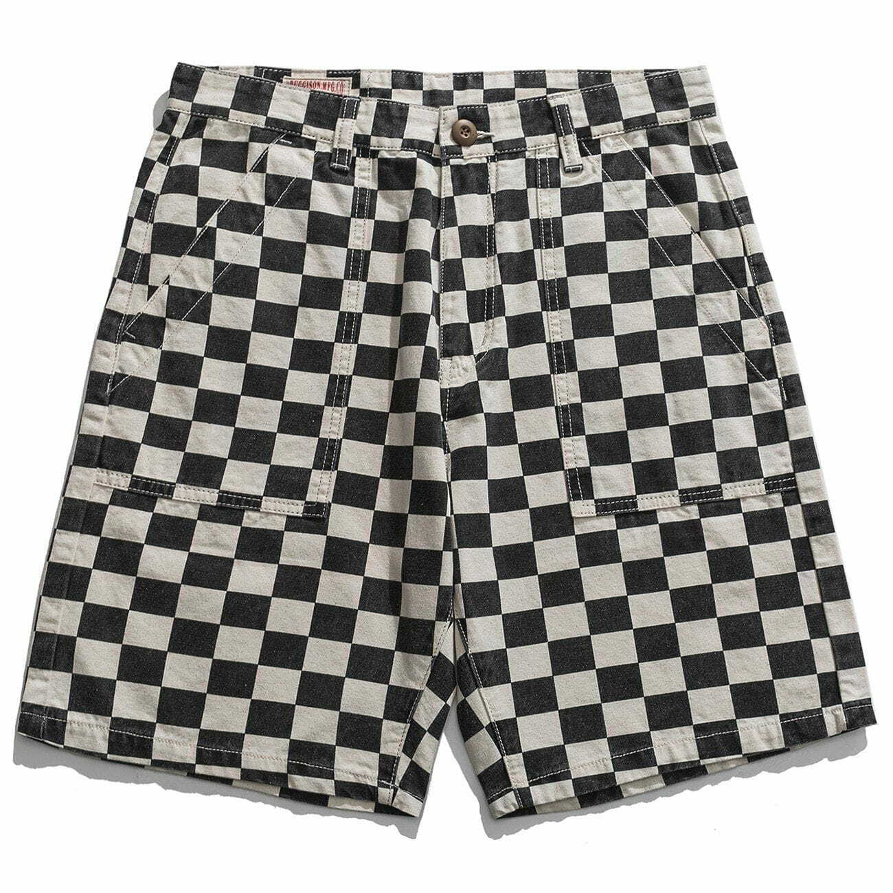 Trendy Y2K Lattice Cargo Shorts for Summer: Grunge Aesthetic, 90s Style, and Cute Outfit Ideas