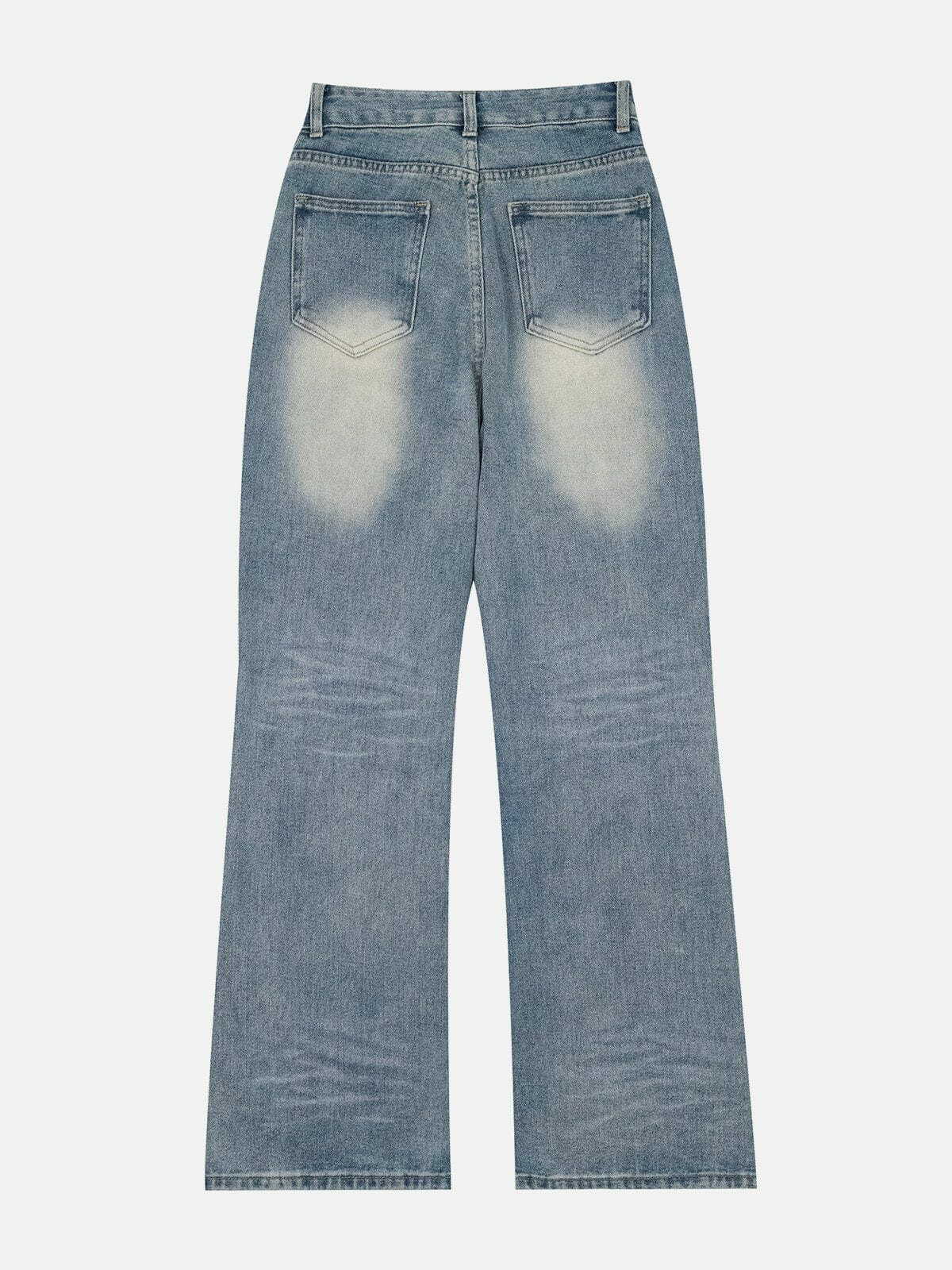 Trendy Y2K Washed Jeans: Embrace 90s Grunge Style with Baggy Fits & Vintage Aesthetic