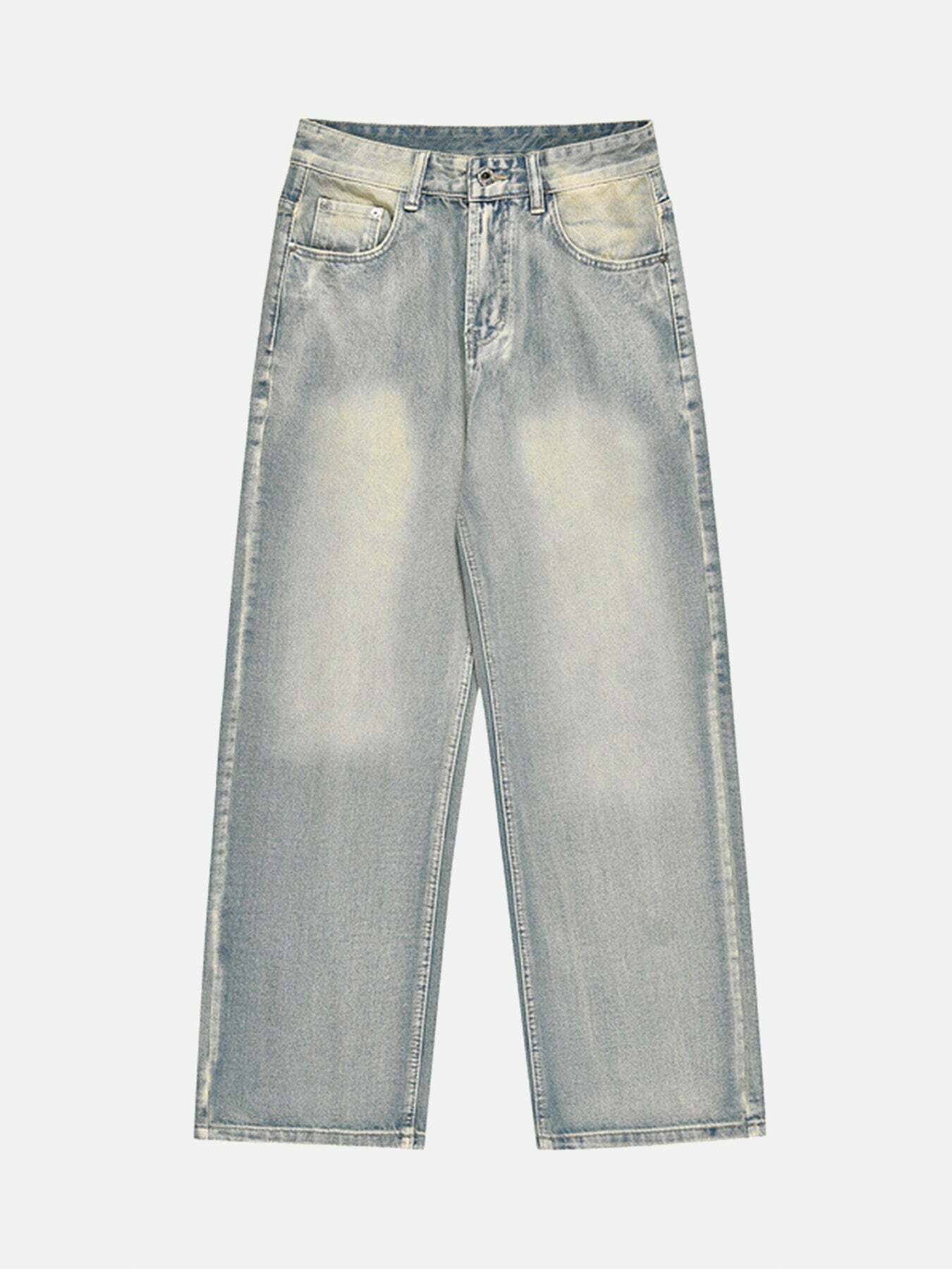 Vintage-Inspired Baggy Jeans for Y2K Fashion Lovers - Perfect for Grunge and 90s Outfits