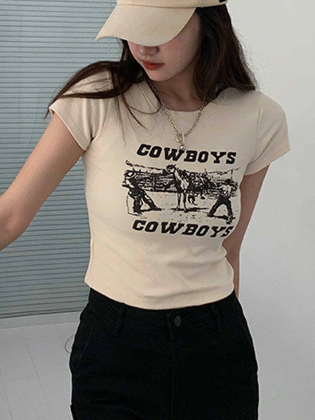 Vintage Slim Fit Tee - Y2K Aesthetic, 90s Fashion, Grunge Style, and Cute Outfit Ideas