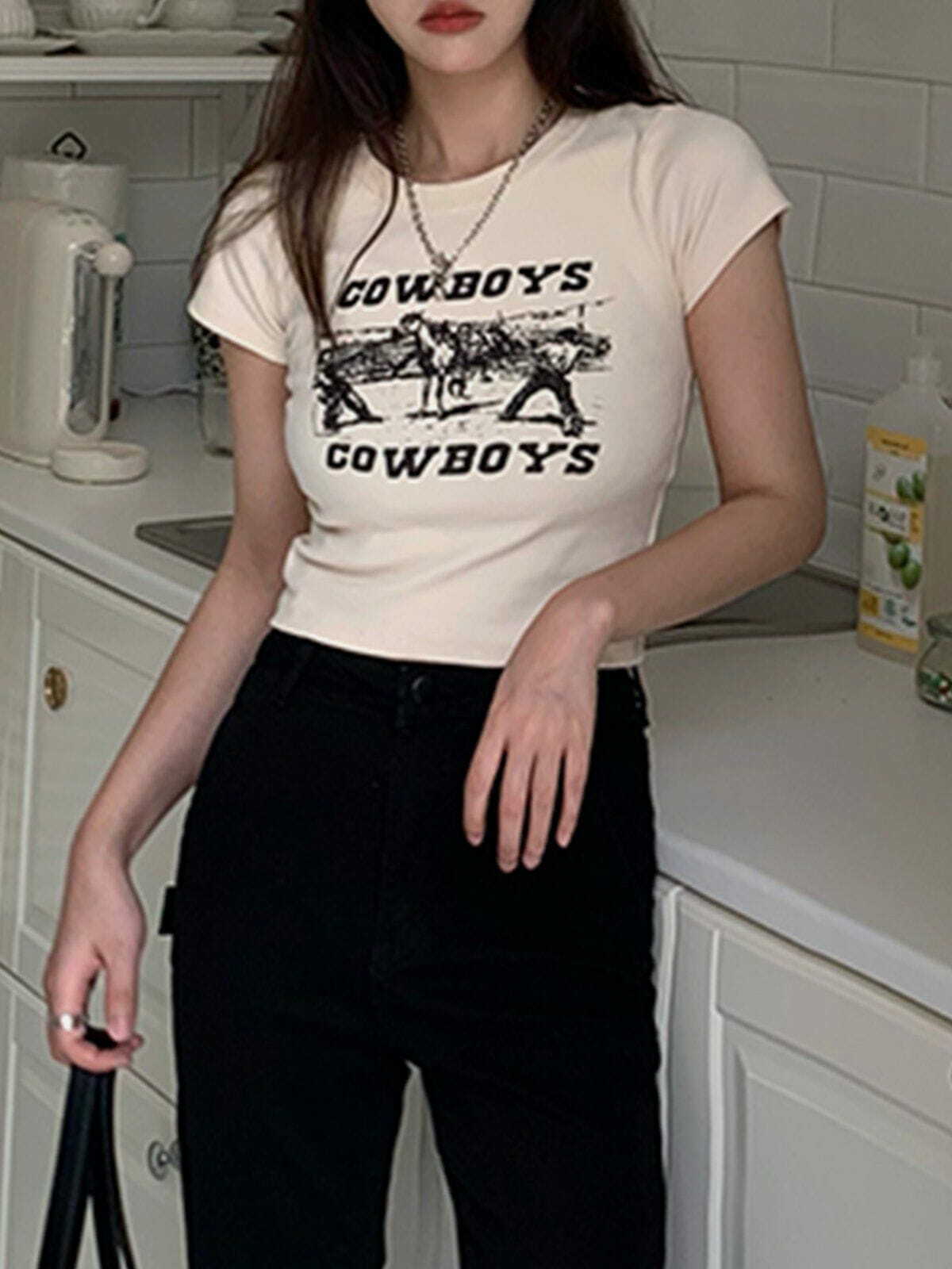 Vintage Slim Fit Tee - Y2K Aesthetic, 90s Fashion, Grunge Style, and Cute Outfit Ideas