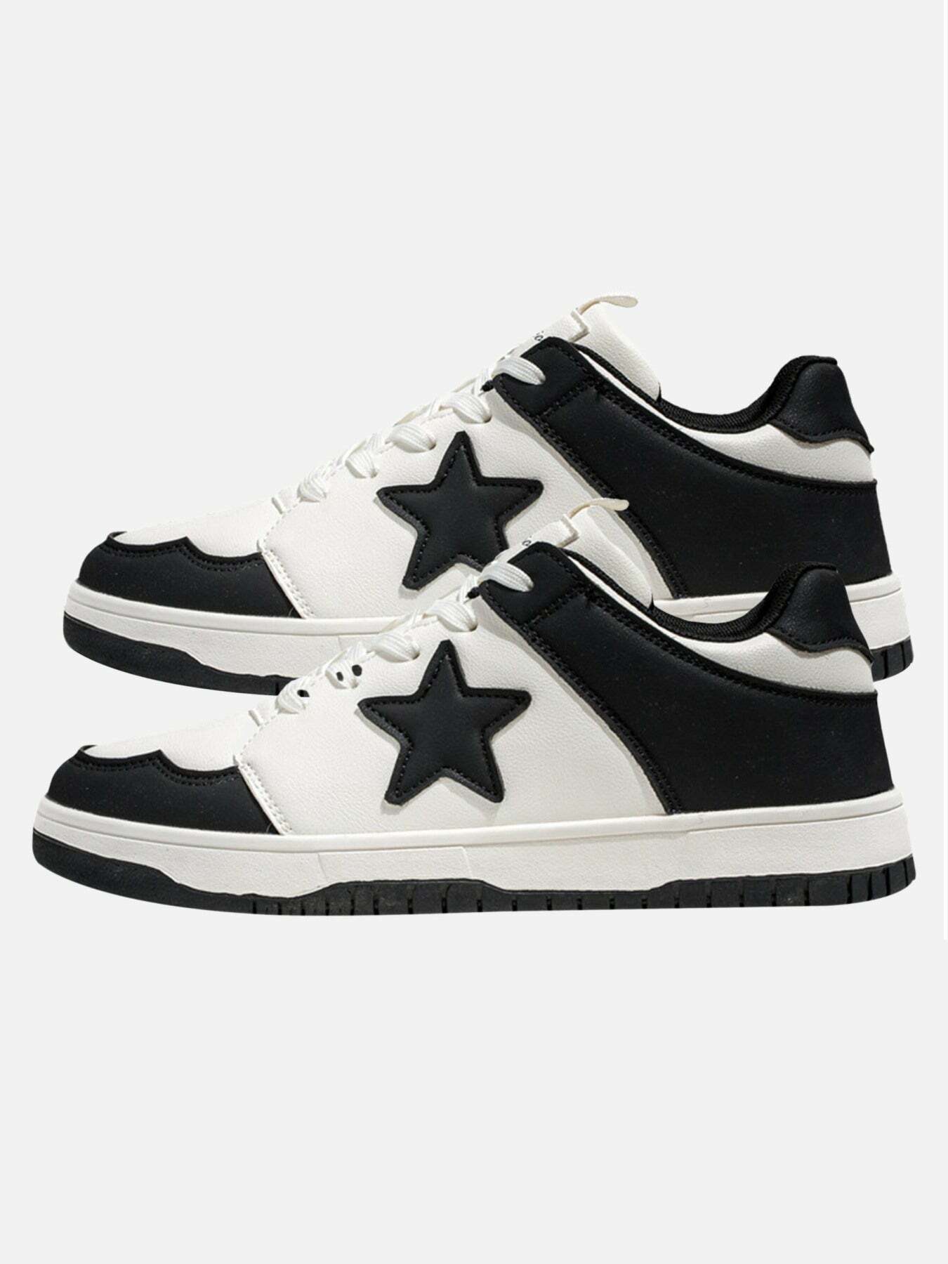 Vintage Star Sneakers: Y2K Aesthetic Footwear for 90s Fashion Lovers & Grunge Outfits