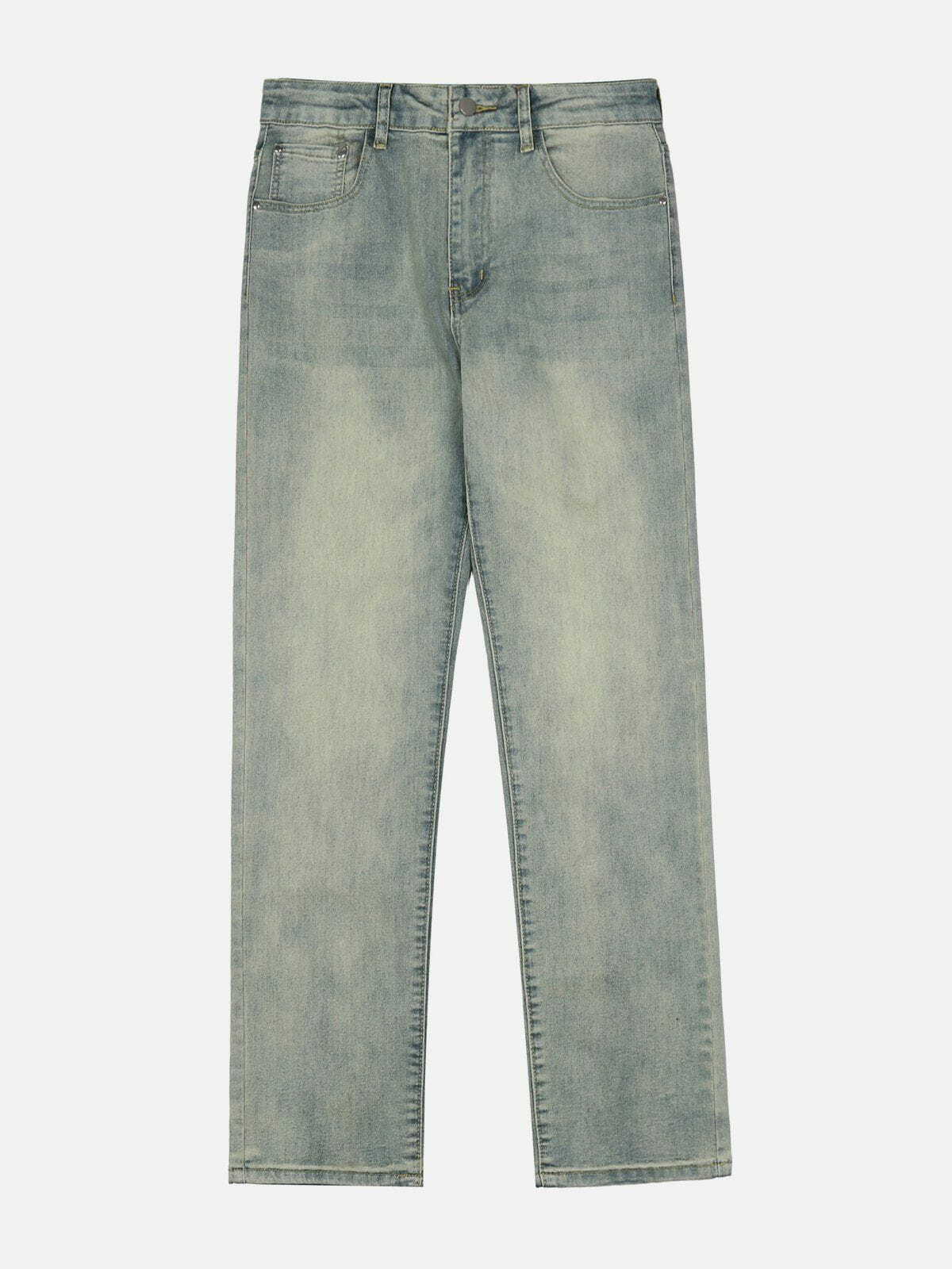 Vintage Washed Gradient Baggy Jeans - Y2K Fashion, 90s Style, Grunge Aesthetic, and Cute Outfits