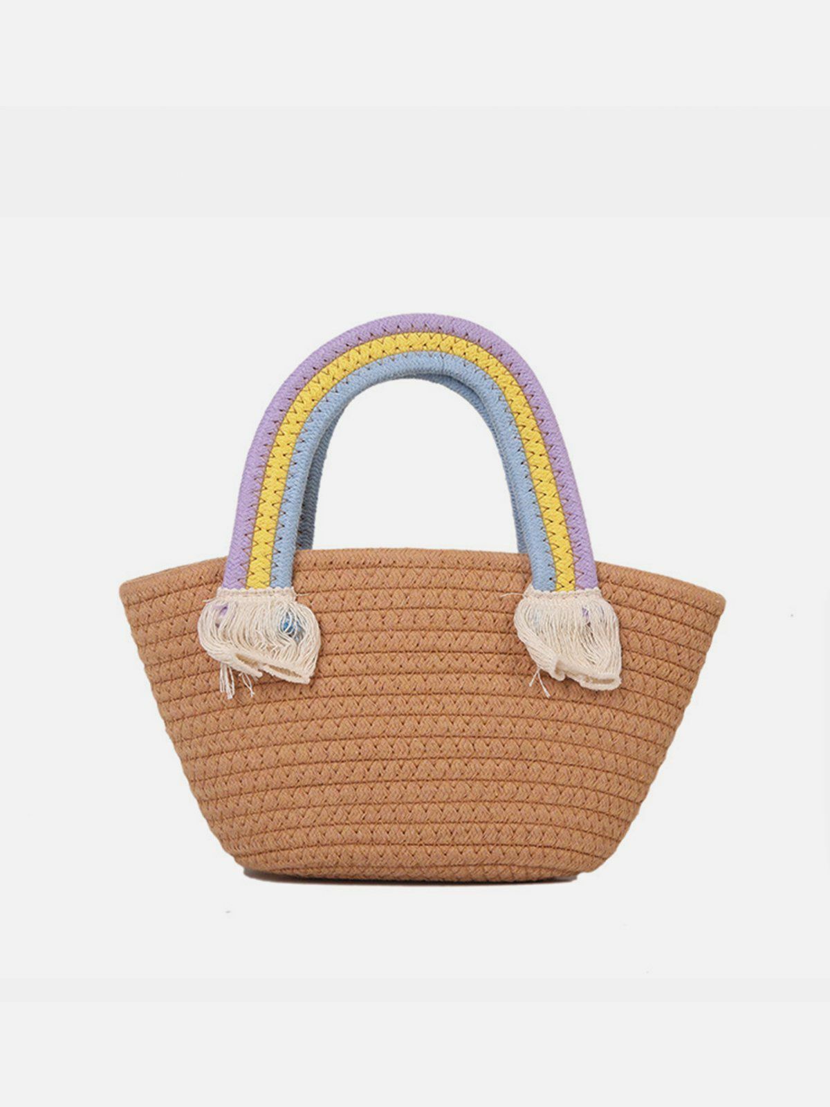 Y2K Aesthetic Cute Rainbow Tote Bag - Perfect for Summer Outfits & 90s Fashion Lovers