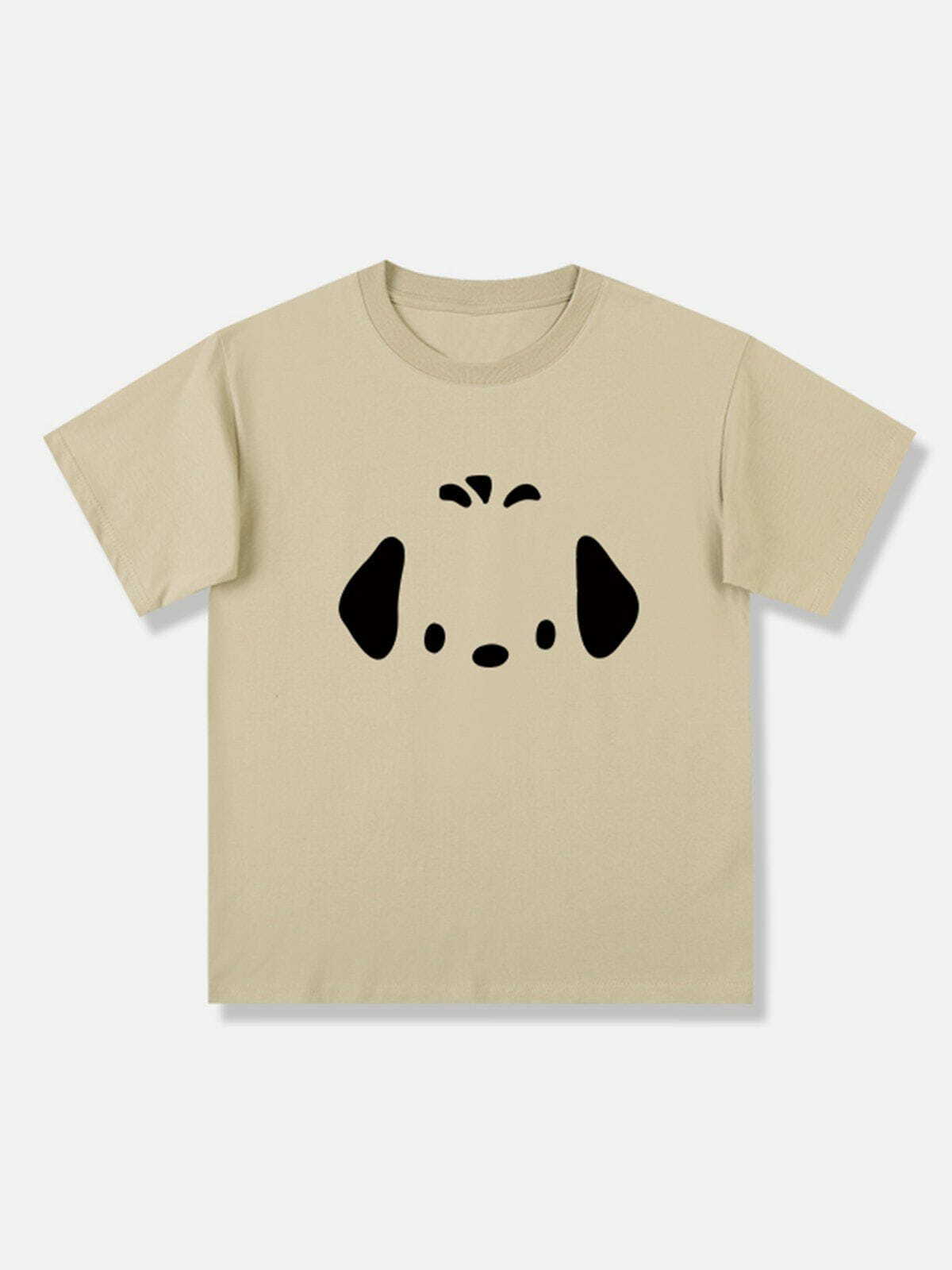 Y2K Aesthetic Dogs Print Tee - Cute Grunge Style for Summer Outfits & 90s Fashion Lovers