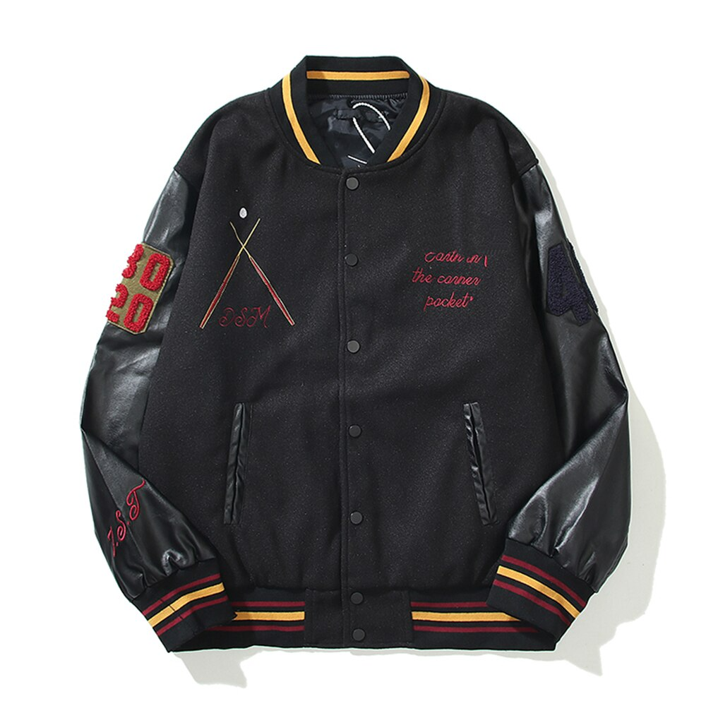 Y2K Aesthetic Eight Number Baseball Jacket - Vintage 90s Grunge Style for Trendy Outfits