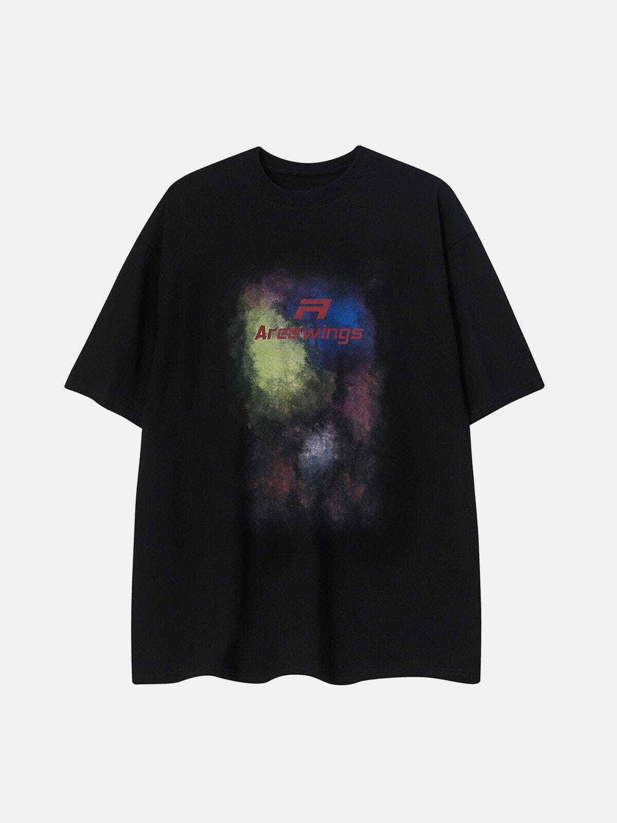 Y2K Aesthetic Galaxy Print Tee - Trendy 90s Grunge Style for Summer Outfits & Cute Looks