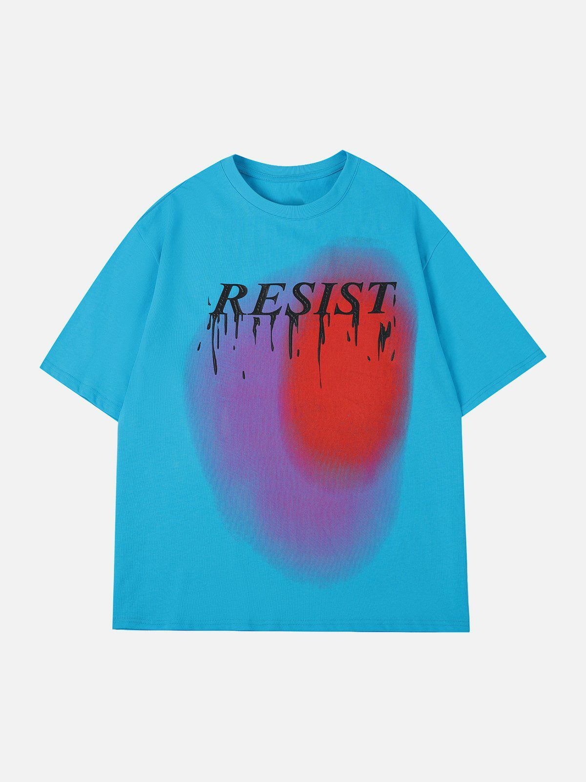 Y2K Aesthetic Gradient Graphic Tee - Vintage 90s Style for Summer Outfits & Grunge Looks