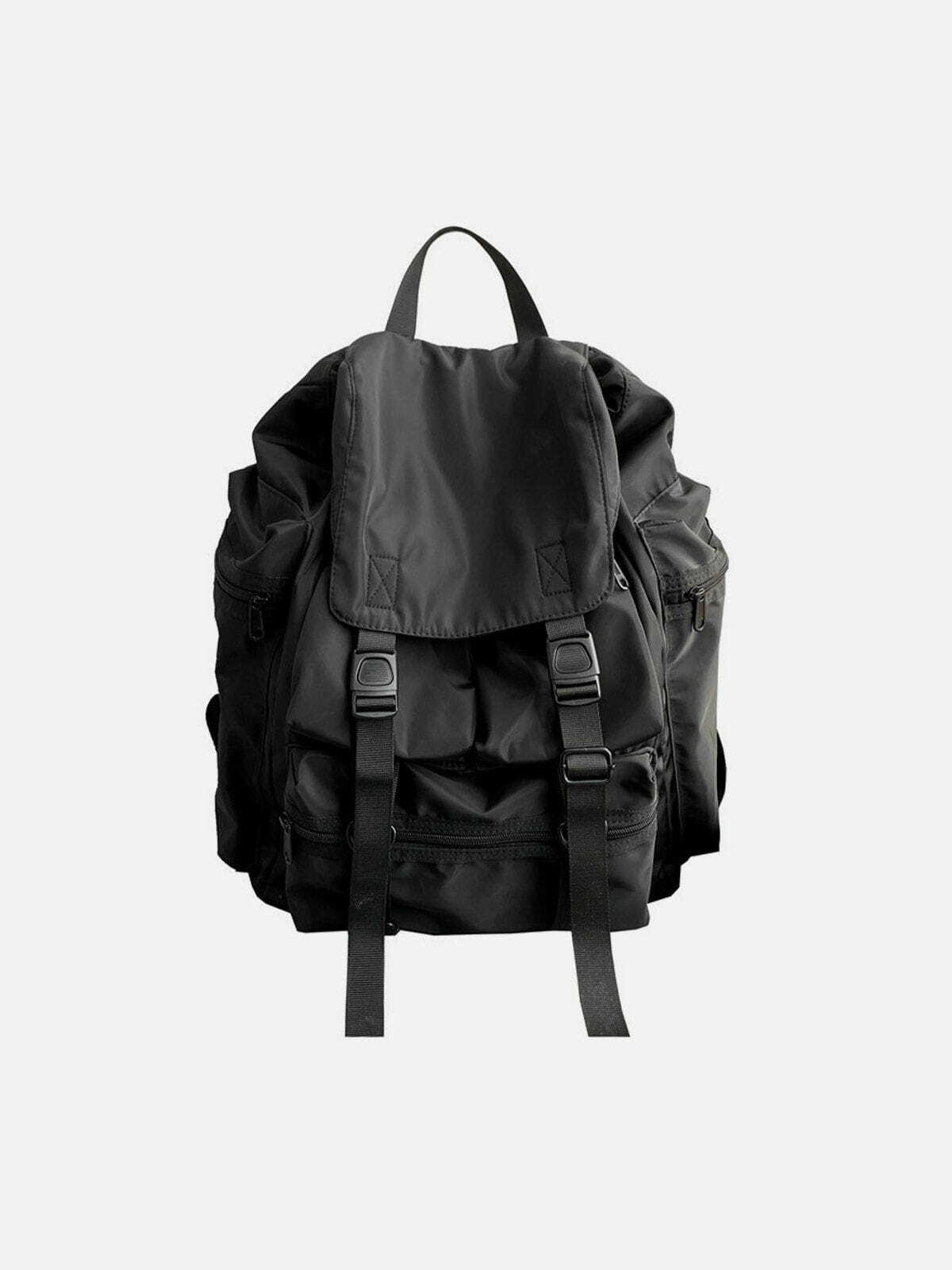 Y2K Aesthetic High Capacity Backpack for Summer Outfits, Grunge Style, and 90s Fashion