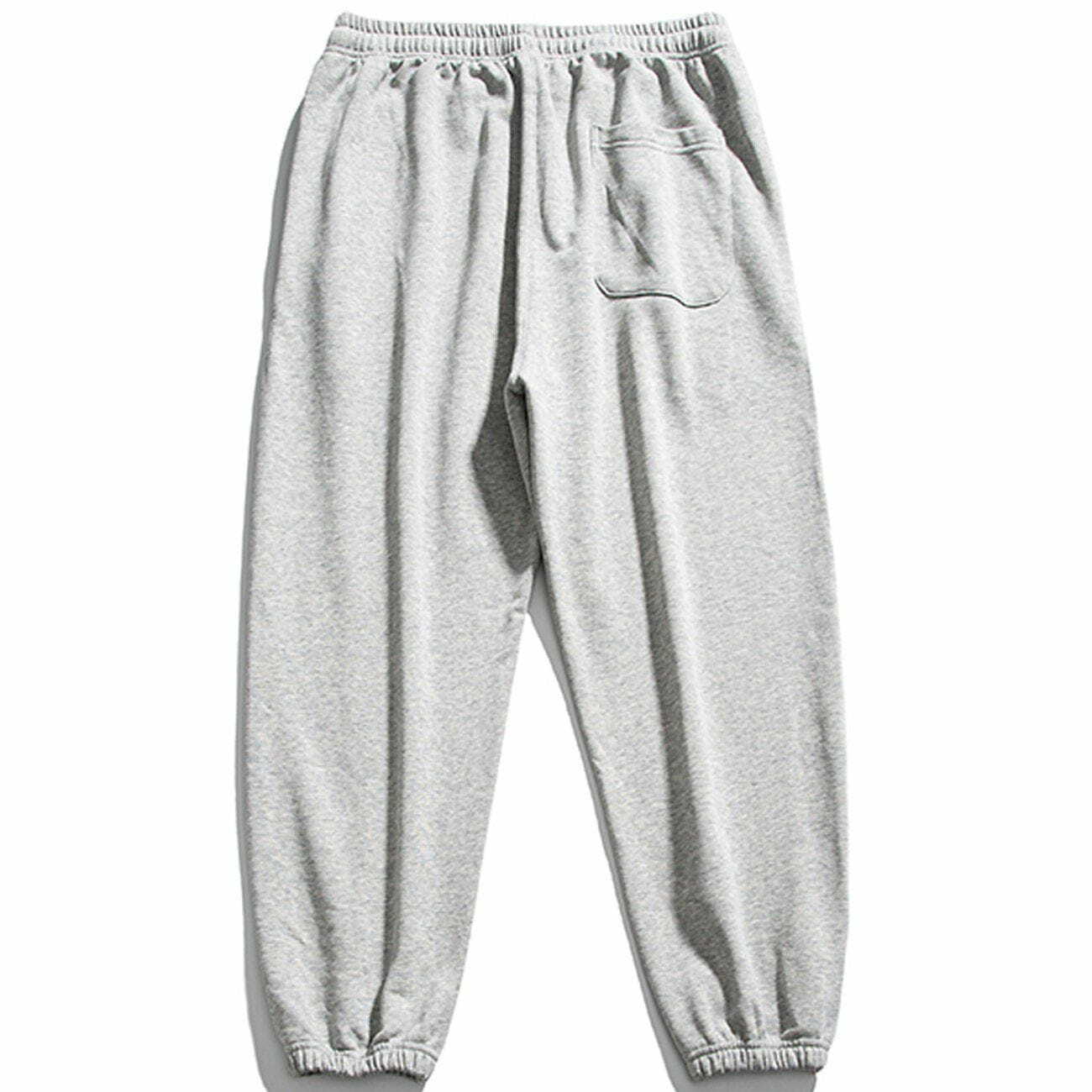 Y2K Aesthetic Letter Print Sweatpants - Trendy Grunge Style for Summer Outfits & Casual Looks