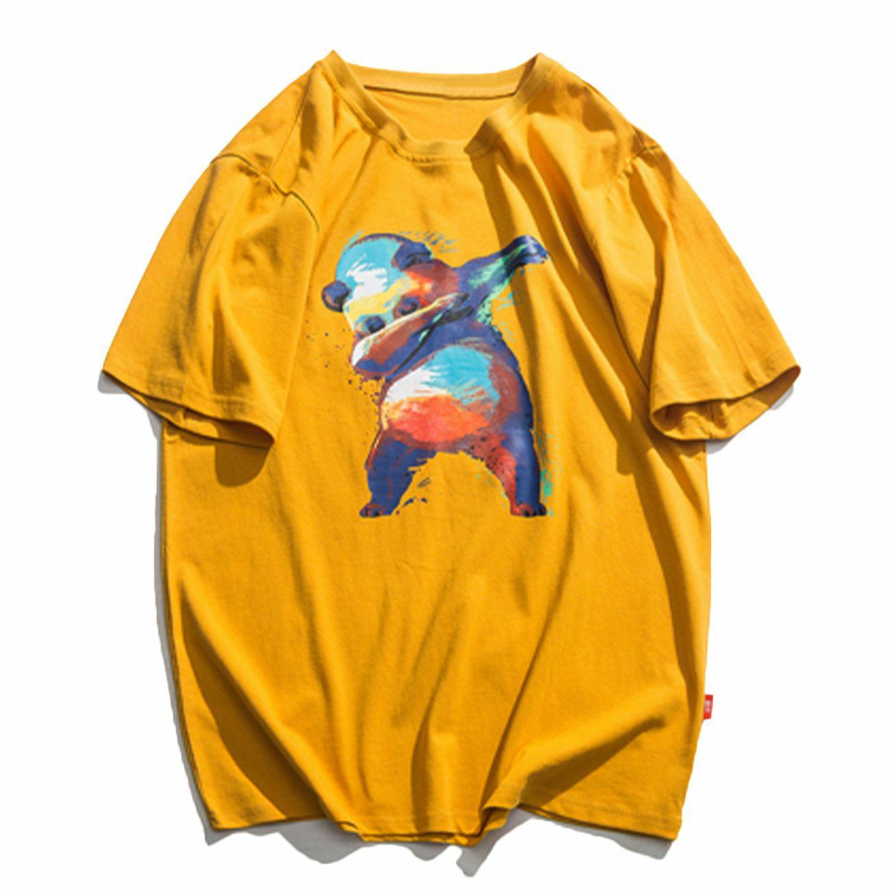 Y2K Aesthetic Panda Graphic Tee - Vintage 90s Style for Cute Summer Outfits & Grunge Looks