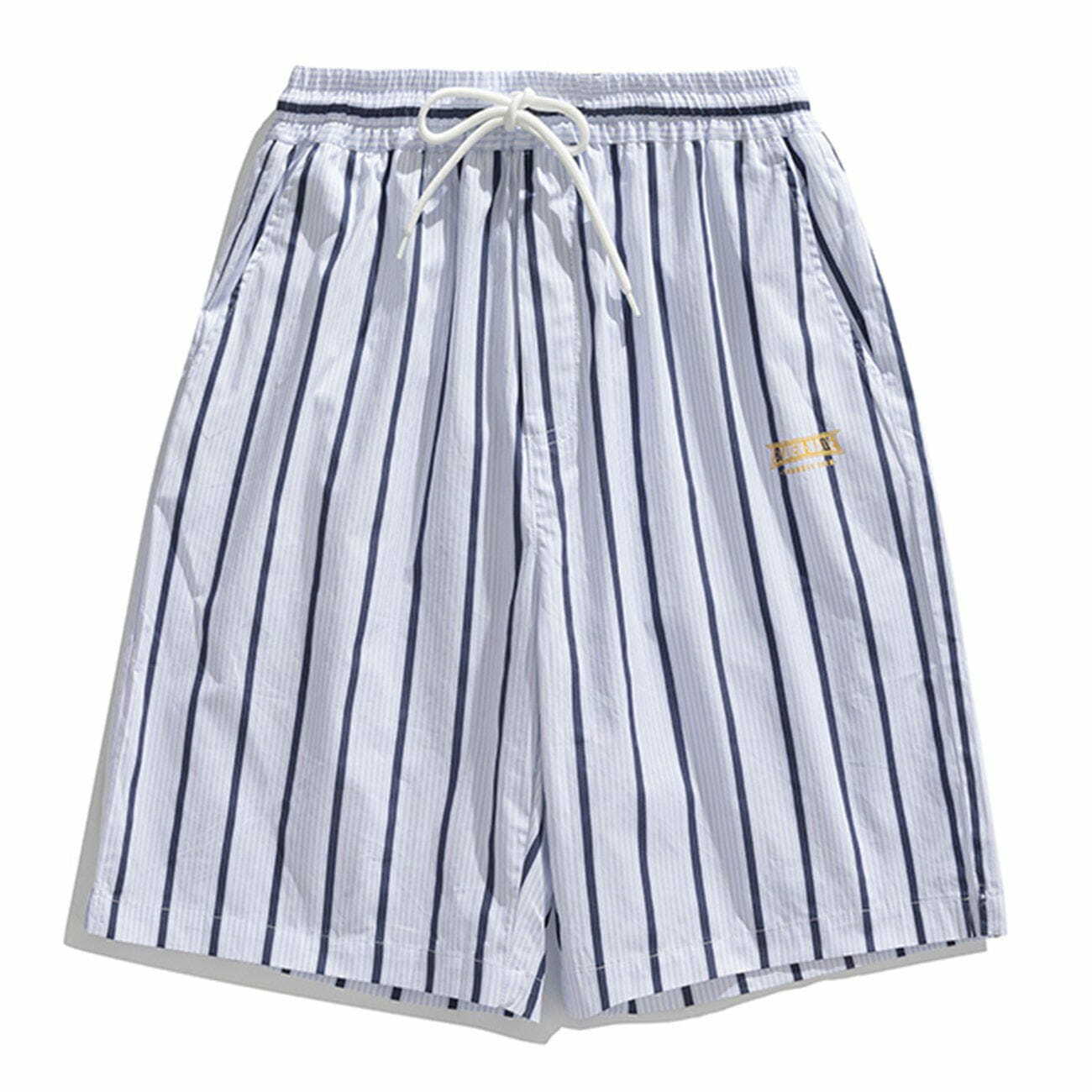 Y2K Aesthetic Stripe Drawstring Shorts for Summer, Grunge Style, and Cute Outfit Ideas