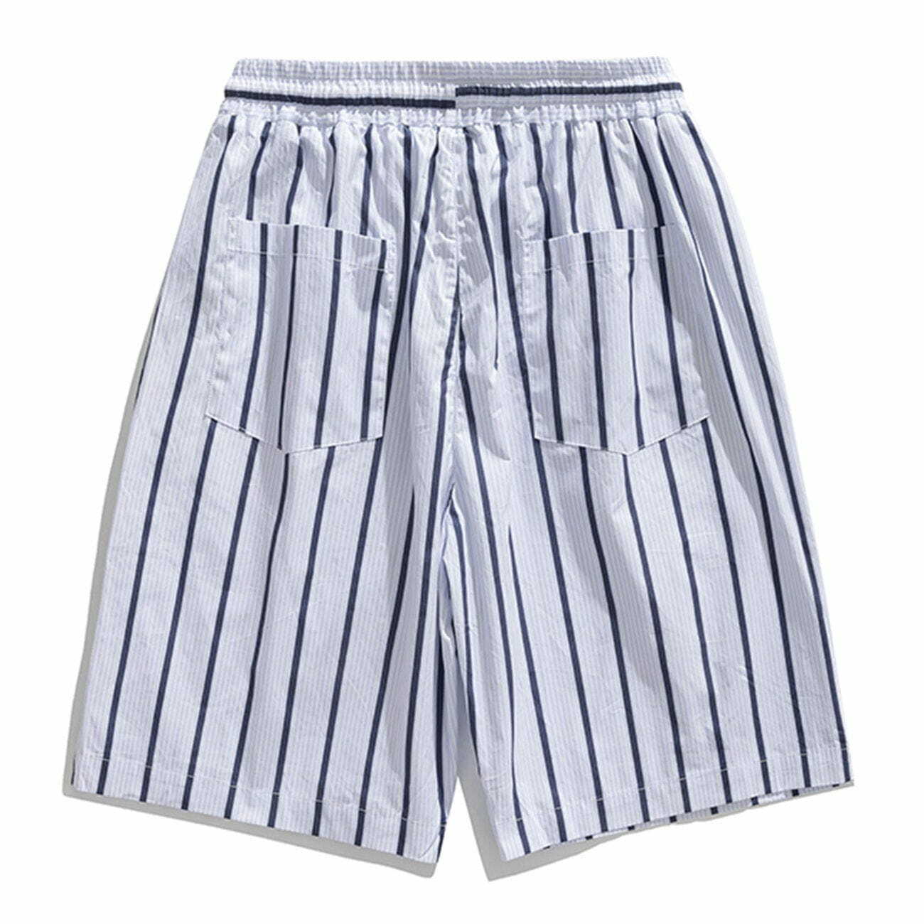 Y2K Aesthetic Stripe Drawstring Shorts for Summer, Grunge Style, and Cute Outfit Ideas