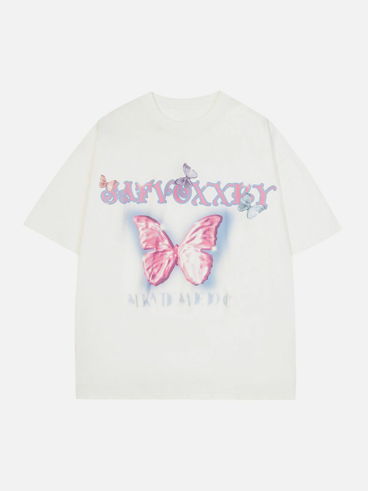 Y2K Butterfly Graphic Tee - Vintage 90s Aesthetic, Grunge Style, Cute Summer Outfit Essential