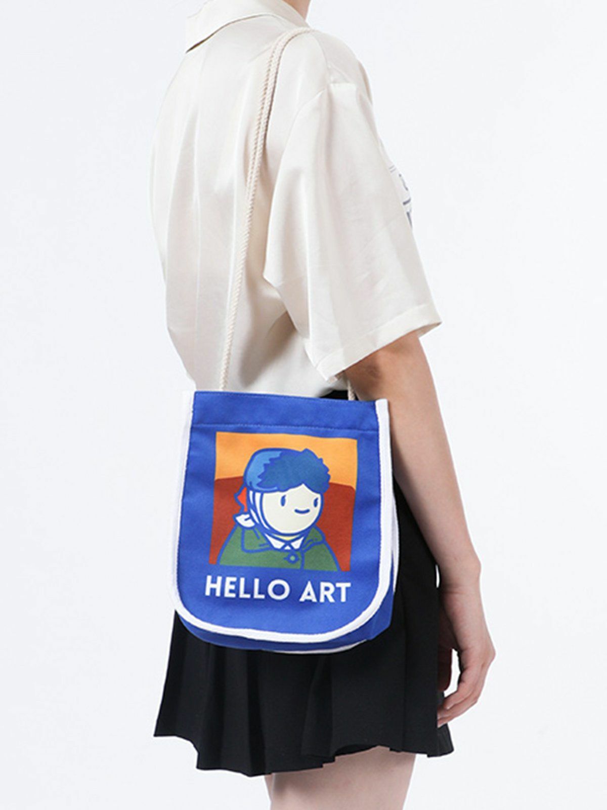 Y2K Cartoon Crossbody Bag - Trendy 90s Aesthetic, Grunge Style, Perfect for Summer Outfits