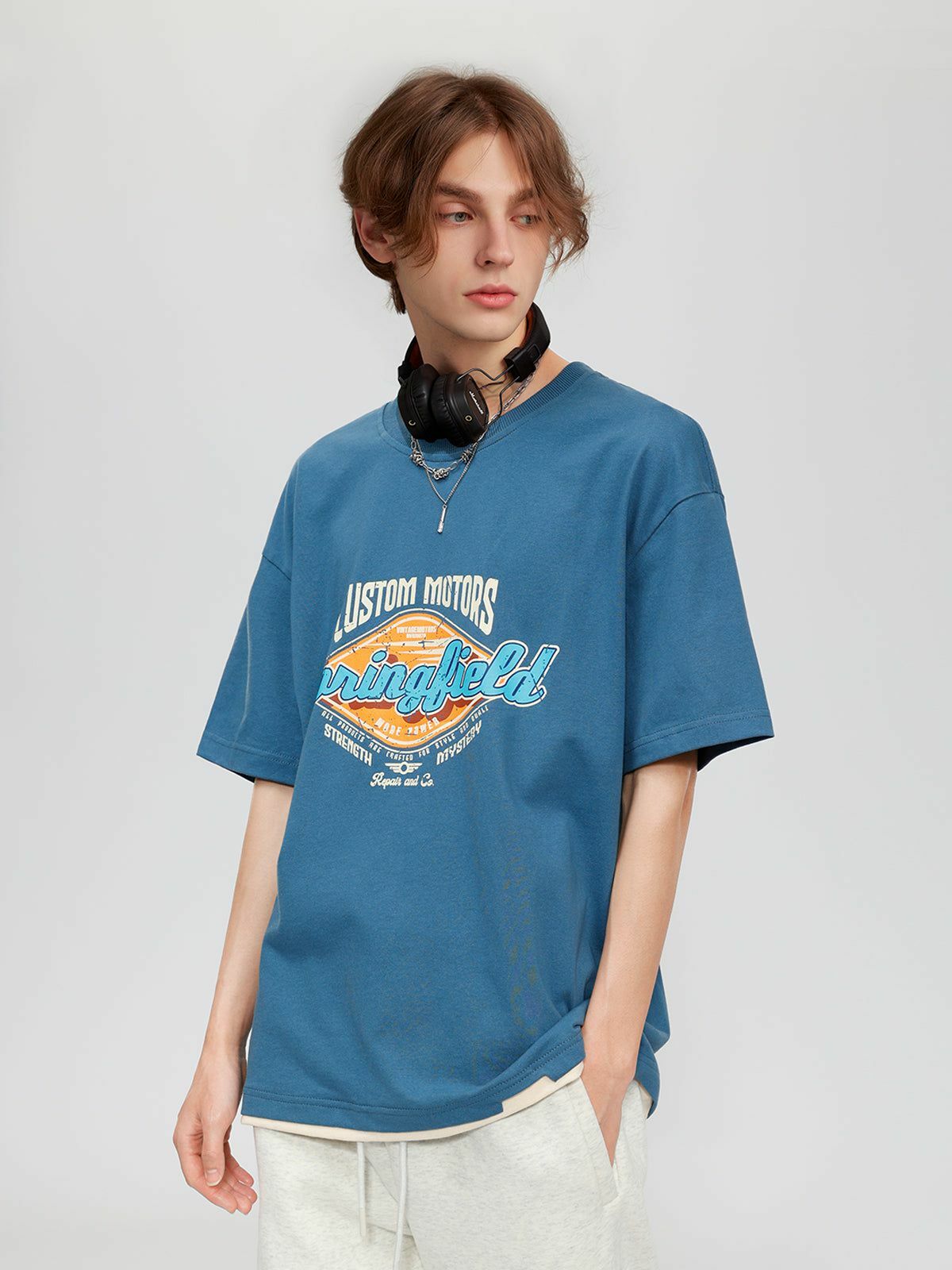 Y2K Diamond Letter Graphic Tee - Trendy 90s Aesthetic Top for Summer Outfits & Casual Looks