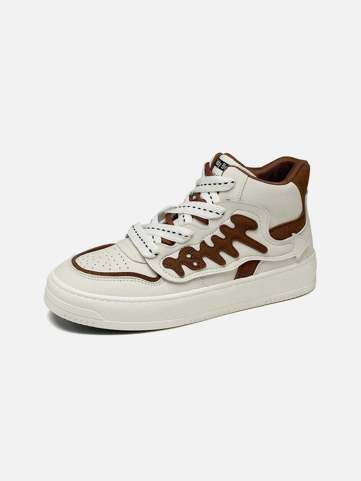 Y2K Fashion Letter High Skate Shoes - Trendy 90s Grunge Style for Summer Outfits & Aesthetic Looks