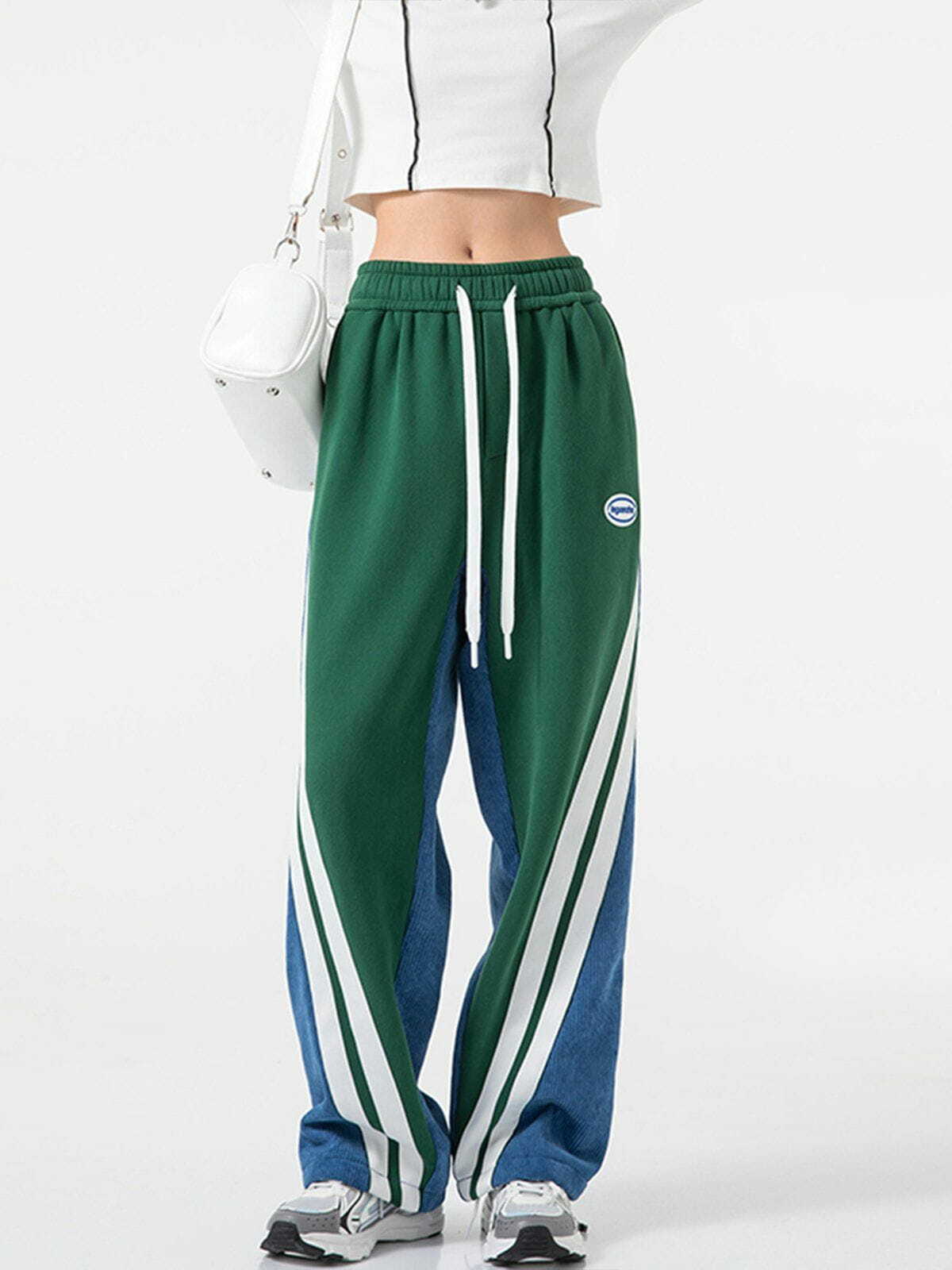 Y2K Grunge Aesthetic Corduroy Sweatpants for Trendy Summer Outfits & 90s Fashion Vibes