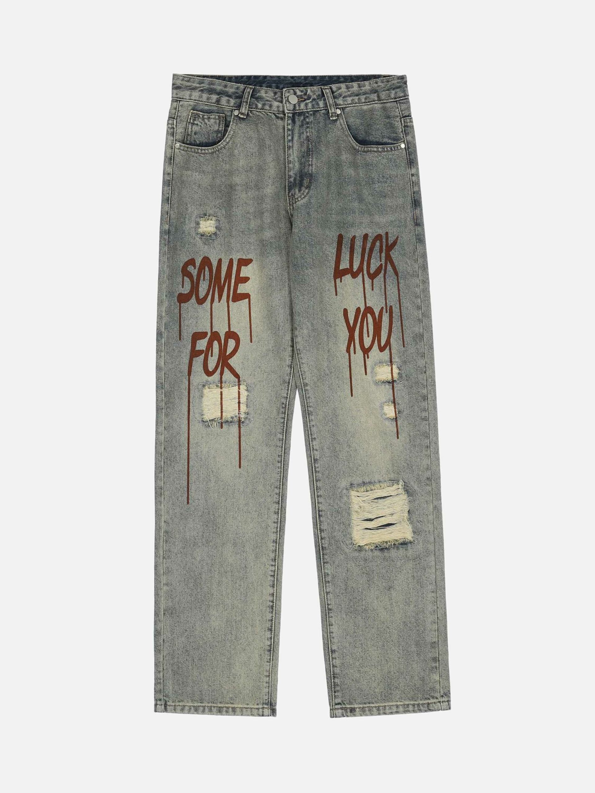 Y2K Grunge Aesthetic Patchwork Denim Cargo Pants for Vintage 90s Summer Outfits