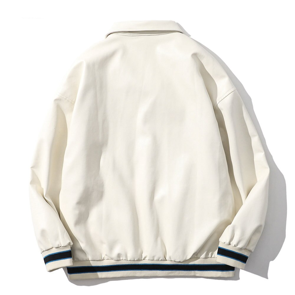 Y2K Grunge Aesthetic White BELIVE Jacket - Perfect for Summer Outfits & 90s Fashion Vibes