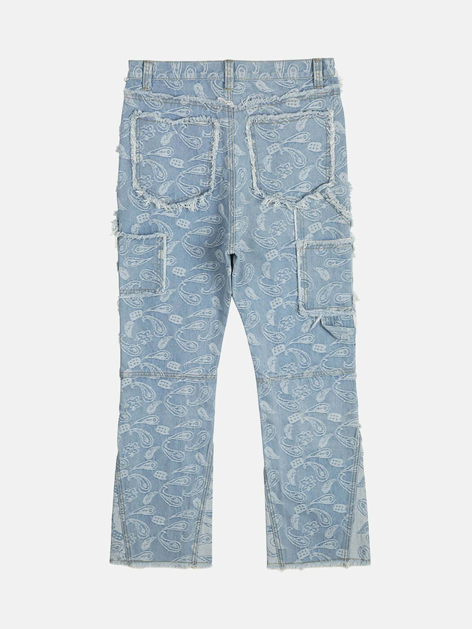 Y2K Grunge Cut Jeans - Vintage 90s Style Baggy Denim for Trendy Summer Outfits & Aesthetic Looks