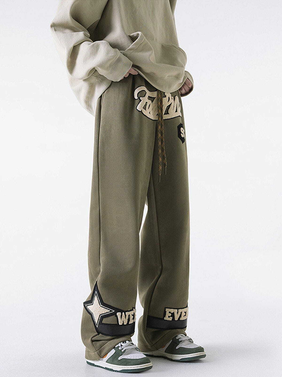 Y2K Grunge Fleece Suede Sweatpants for Trendy Summer Outfits & Aesthetic Looks