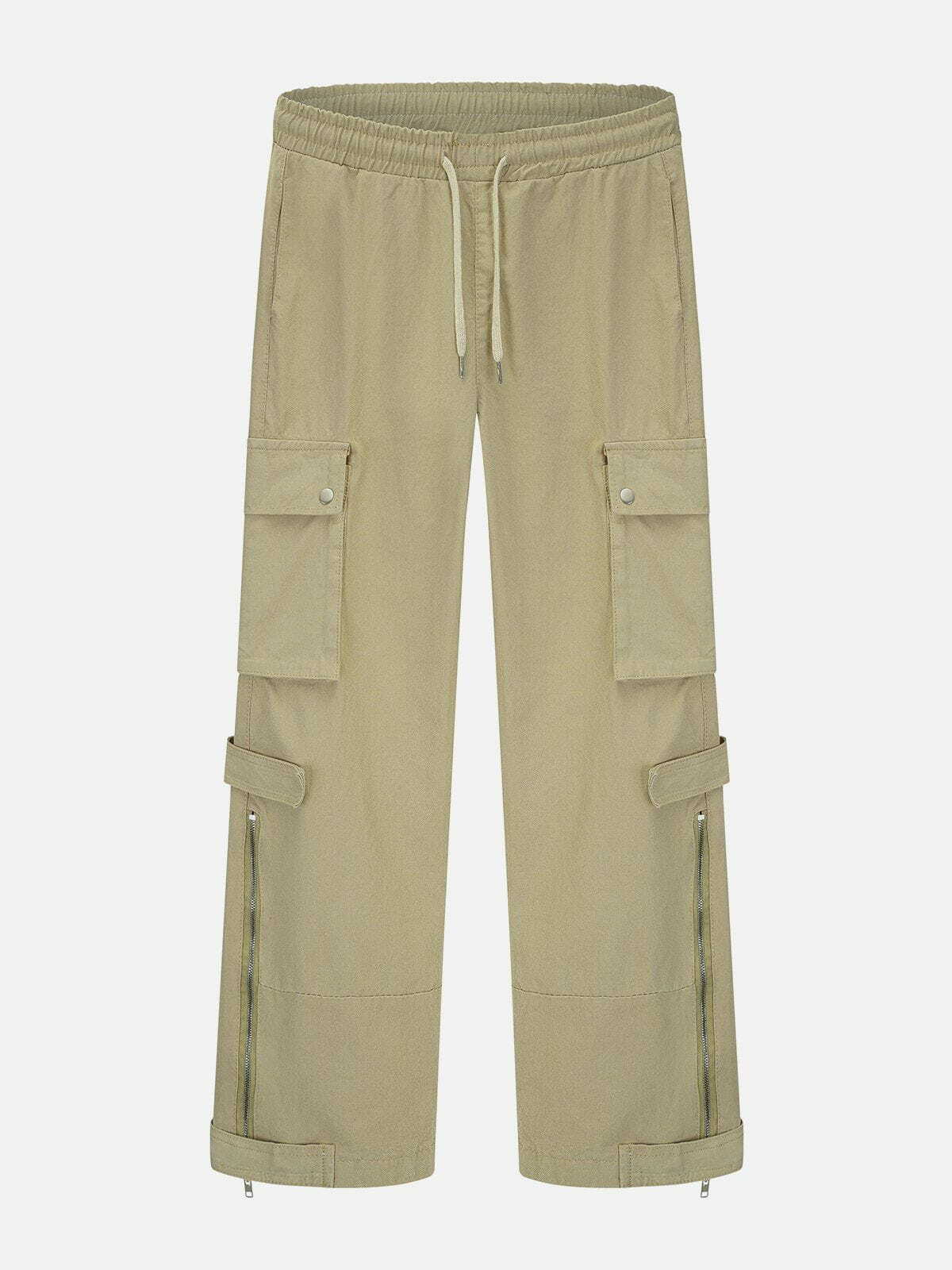 Y2K Grunge Multi-Pocket Cargo Pants for Summer Outfits, 90s Style, and Aesthetic Looks