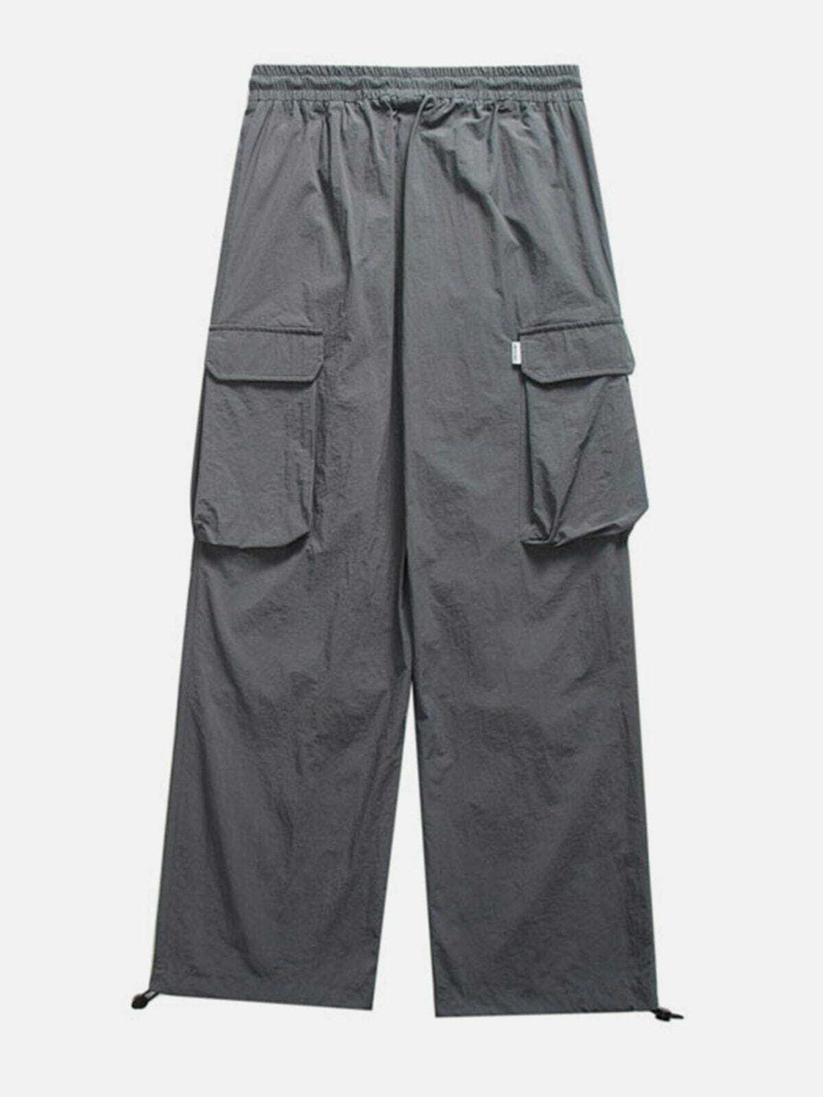 Y2K Multi-Pocket Cargo Pants for Grunge Aesthetic, 90s Fashion, and Summer Outfits