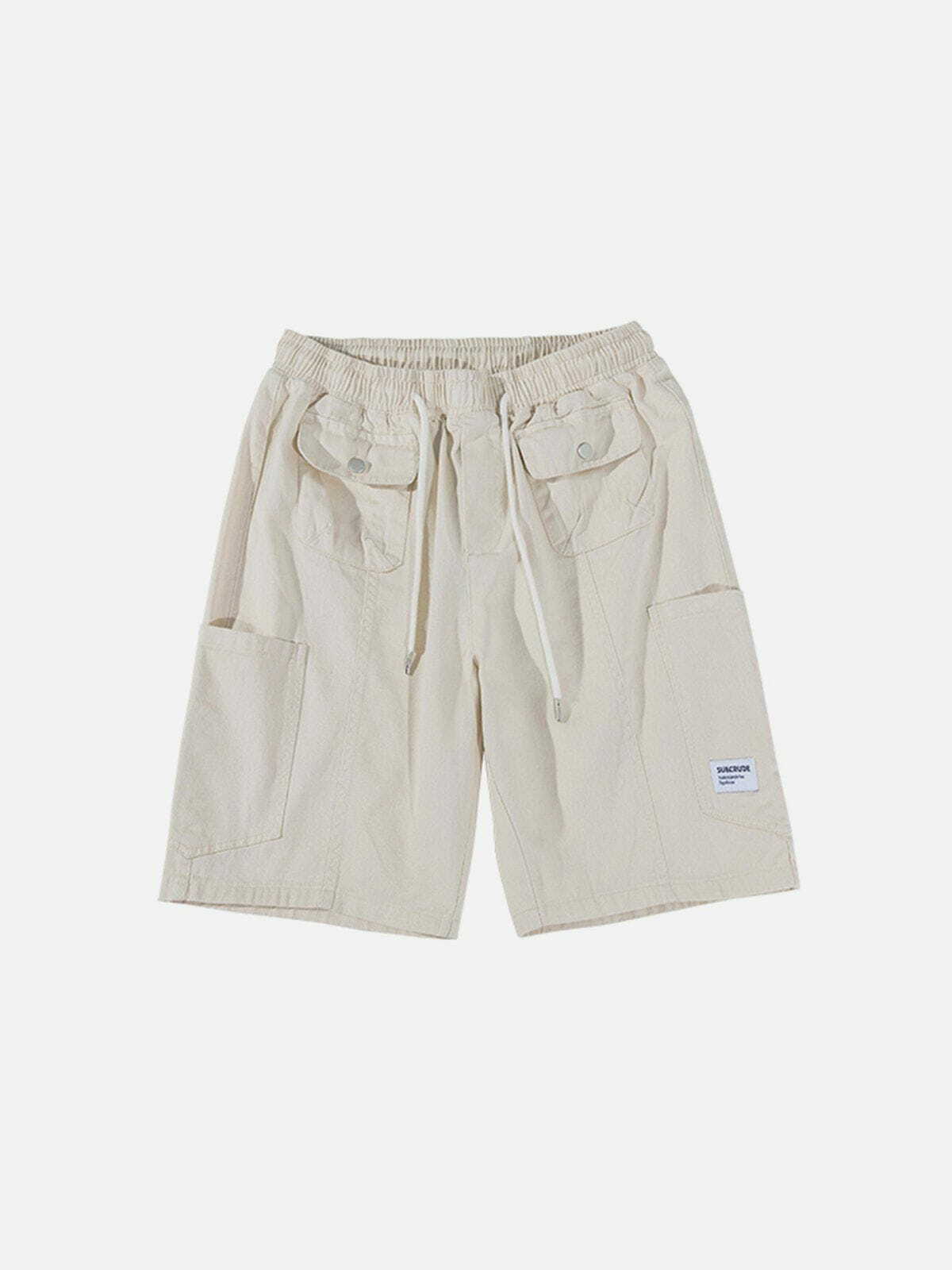 Y2K Multi-Pocket Cargo Shorts for Summer: Trendy 90s Grunge Aesthetic & Casual Outfit Ideas