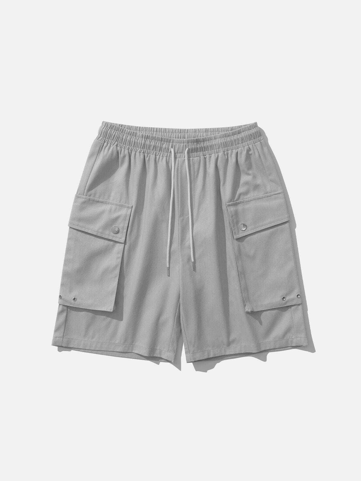 Y2K Multi-Pocket Cargo Shorts: Trendy 90s Grunge Style for Summer Outfits & Aesthetic Looks