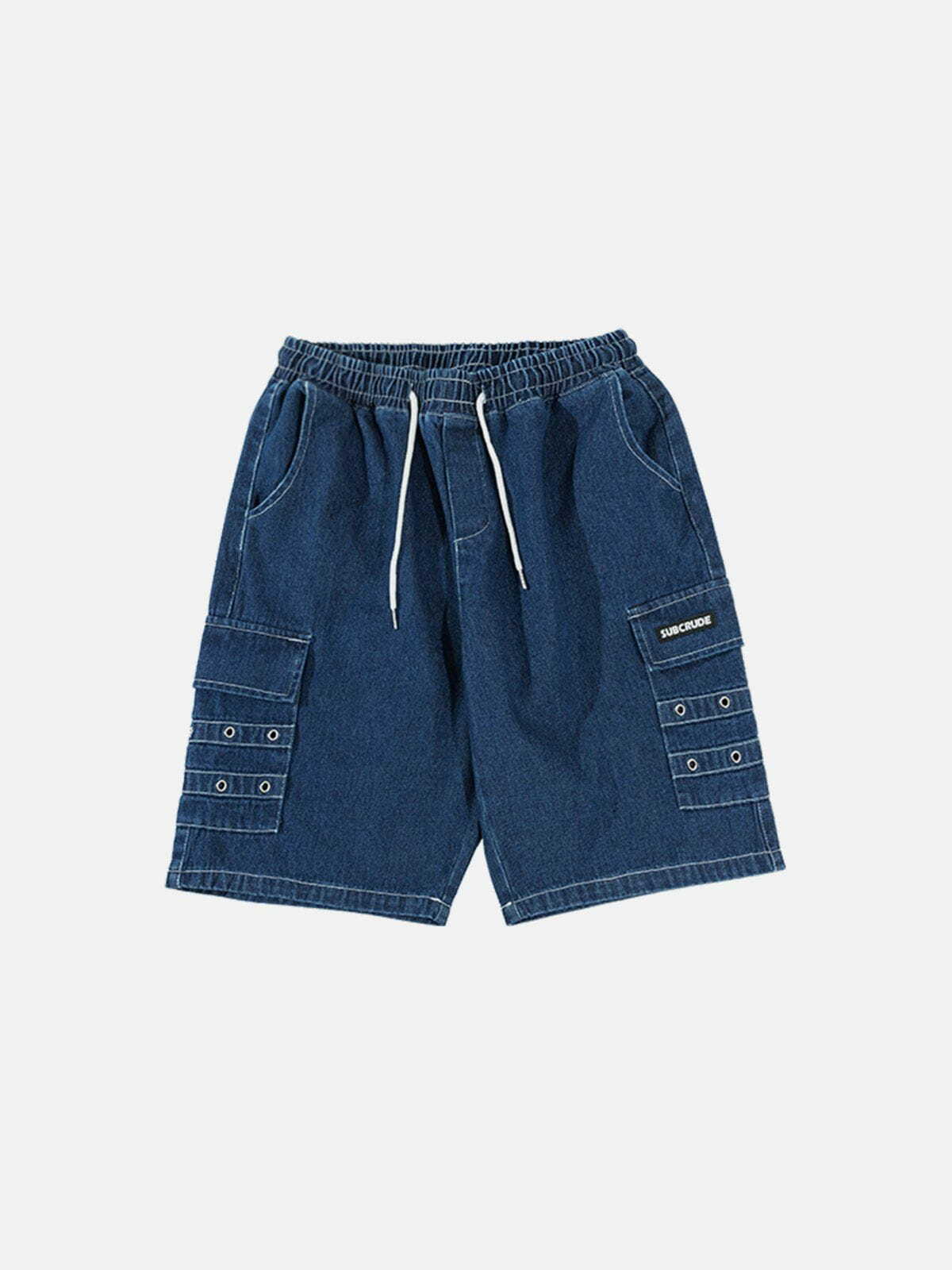 Y2K Pocket Denim Shorts: Trendy 90s Grunge Style for Summer Outfits & Aesthetic Looks