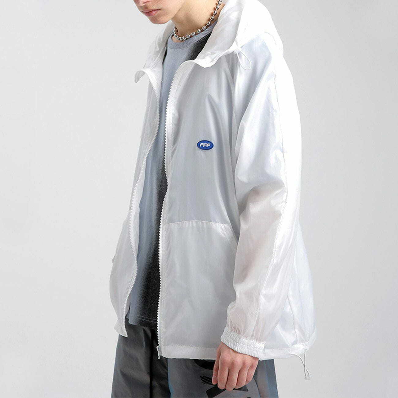 Y2K Solid Color Hooded Sunscreen Jacket - Perfect for Summer Outfits & Grunge Aesthetic Looks