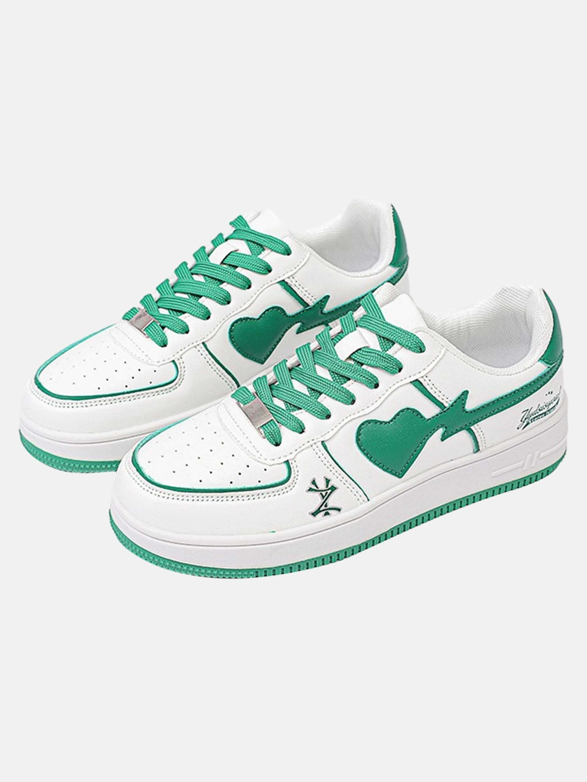 Y2K White Skate Sneakers for Summer Outfits, 90s Fashion, Grunge Style & Aesthetic Looks